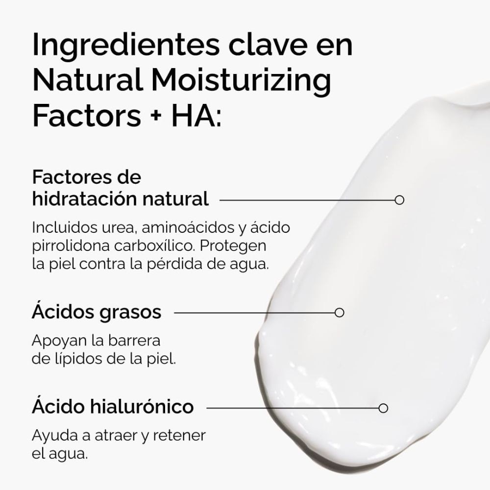 NATURAL MOISTURIZING FACTORS + HA (CREMA HIDRATANTE CON FACTORES HIDRATANTES)